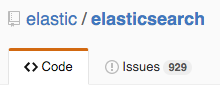 Elasticsearch: Github issues
